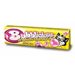 Heerlijke kauwgom waar je lekker grote bellen van kunt blazen. Bubblicious Ultimate Original