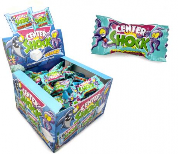 Center Shock Ocean Reef, met deze kauwgom waan je je echt in het rif van de oceaan!, extreem zure kauwgom