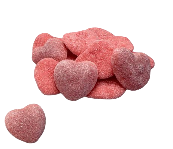 Dulce Plus Sour Filled Red Hearts 250 gram
