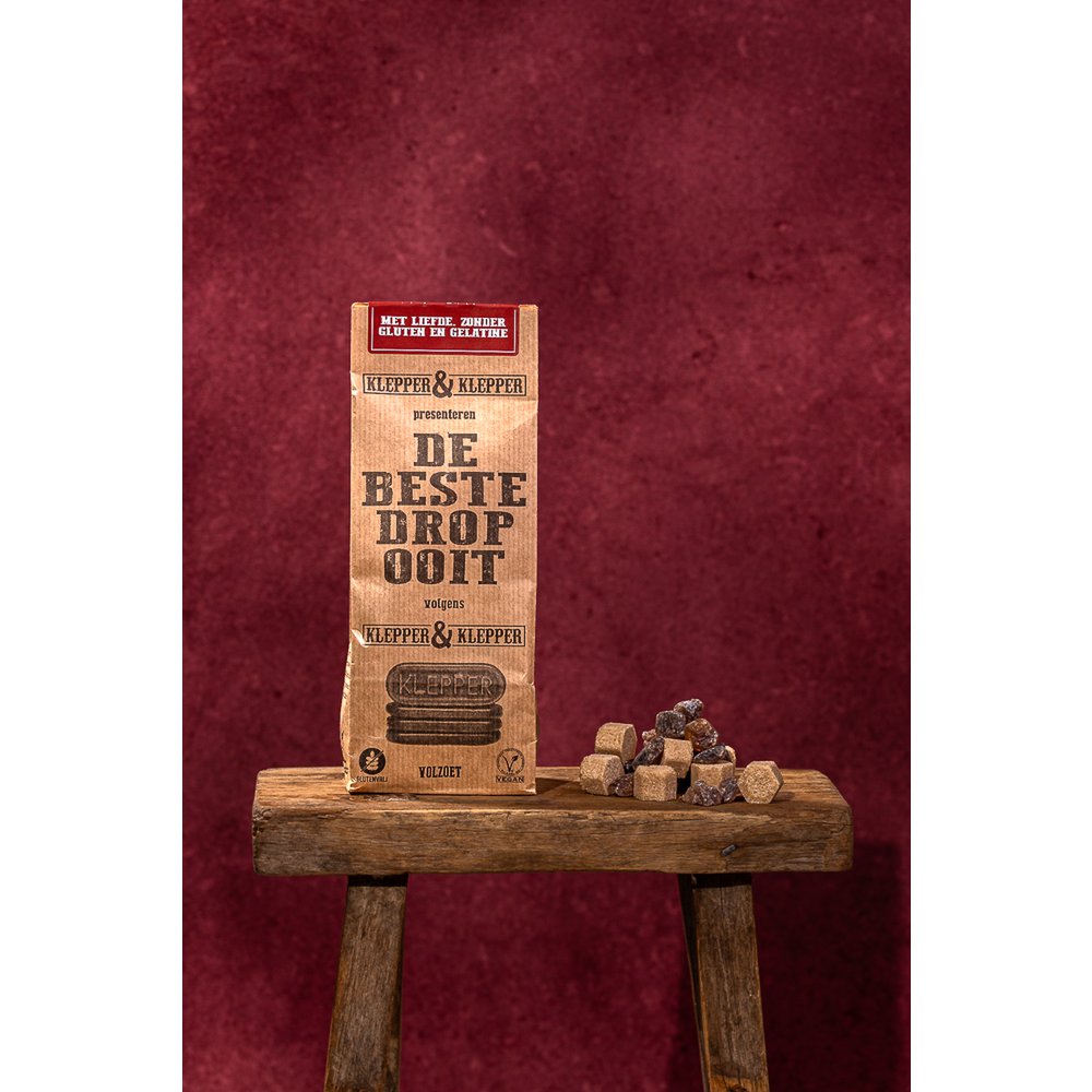 Klepper en Klepper Volzoet Zoete Drop 200 gram