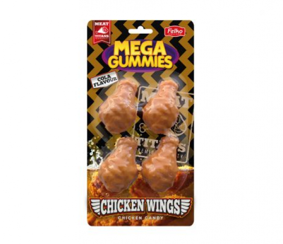 Mega Gummies Chicken Wings 120 gramm