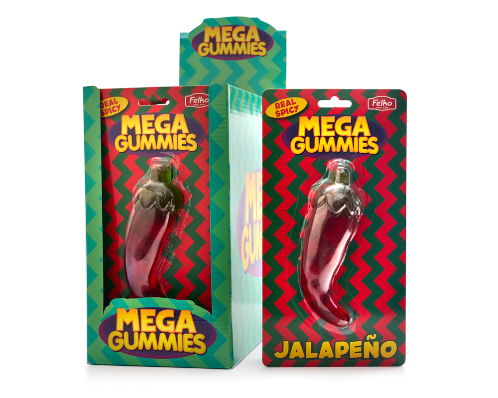 Mega Gummies Jalapeno Pepper 120 Gramm