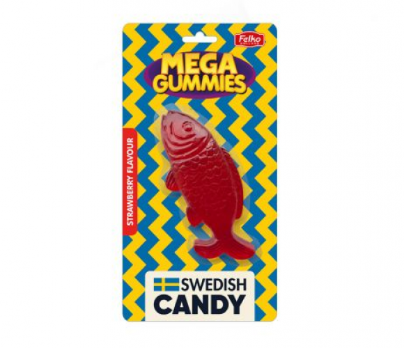 Mega Gummies Schwedischer Fisch 120 Gramm