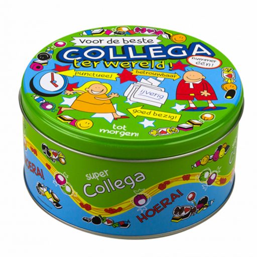 Gevulde Snoeptrommel Collega en 500 Gram