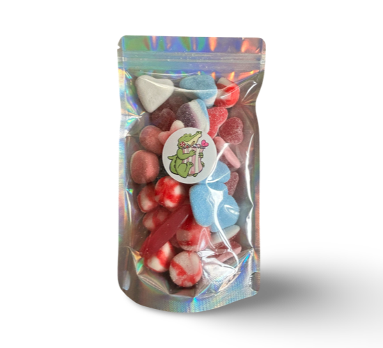 Valentijn Mix 200gram De mixen enigszins kunnen variëren, zo blijf het altijd een verassing wat je krijgt. Deze zoete valentijn snoep mix is speciaal voor jou geliefde.