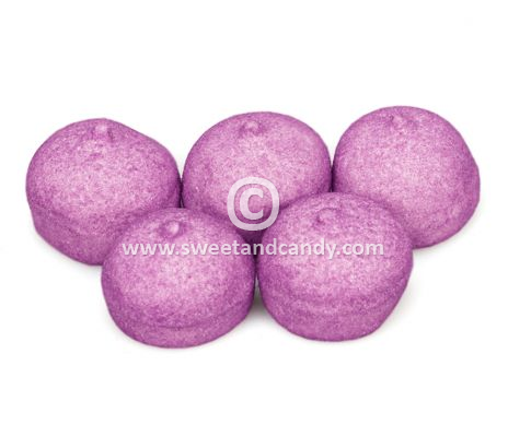 Bulgari zak Spekbollen Paars, deze spekbollen in de kleur paars Mooi en lekker, ook heel geschikt voor het maken van snoeptaarten.