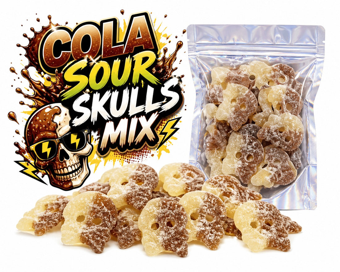 Bubs Cola Sour Skulls 250 gram