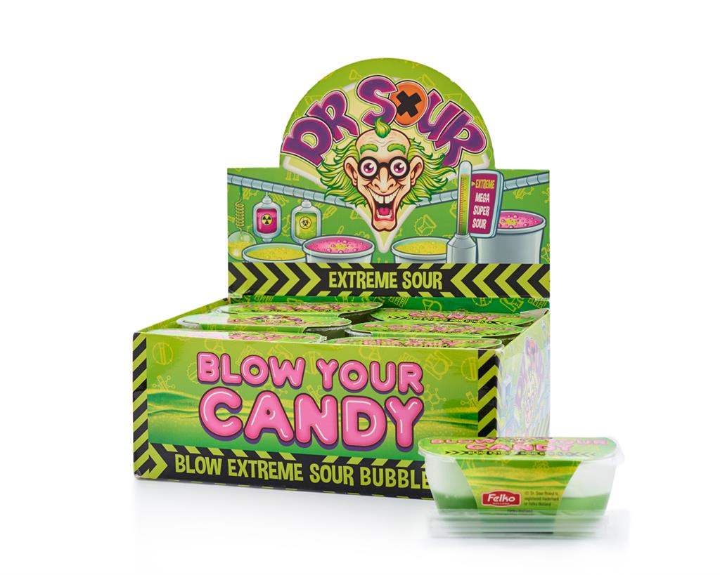 Dr. Sour Blow Your Candy - 12 x 40gr