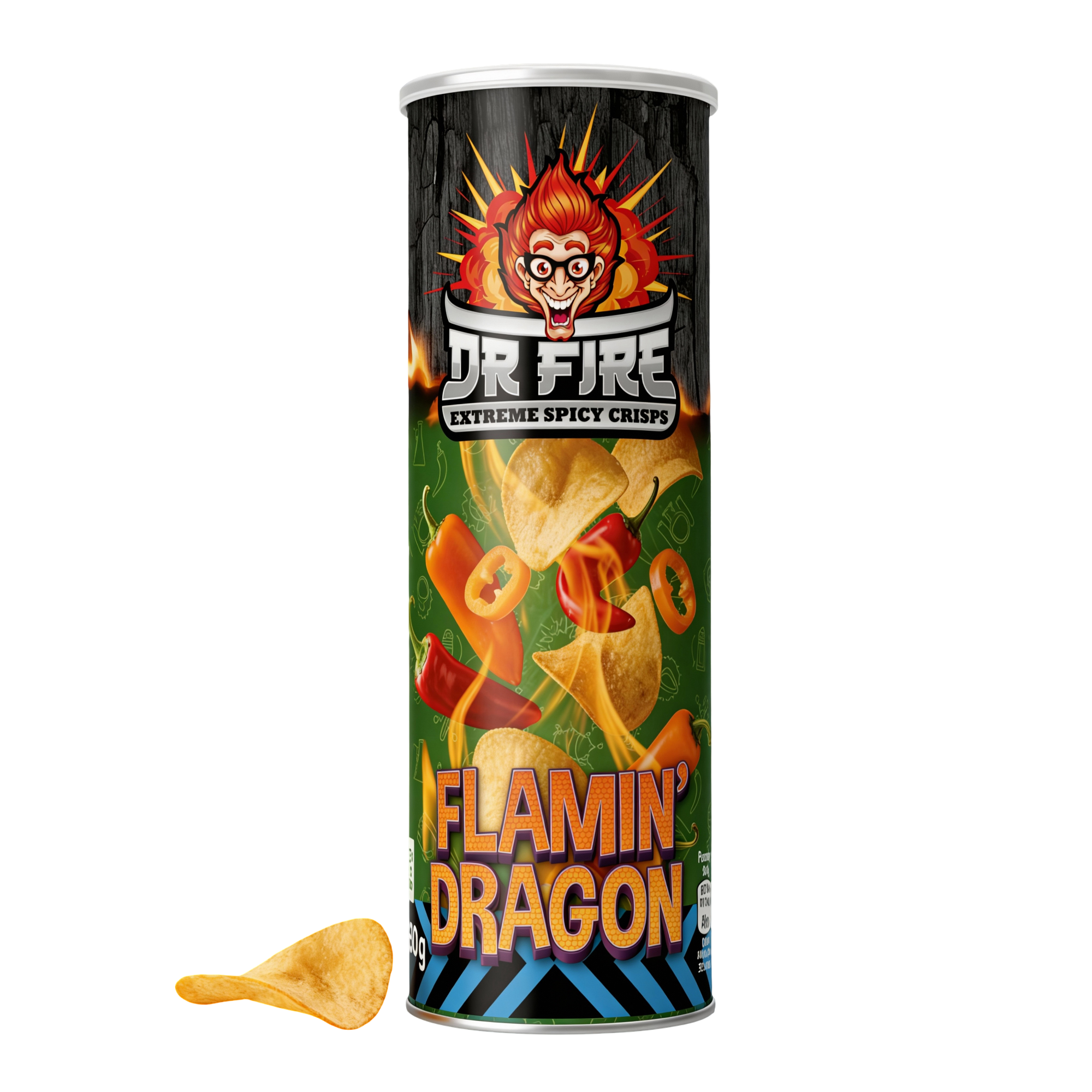 Dr. Fire Crisps Flamin Dragon 80 gr