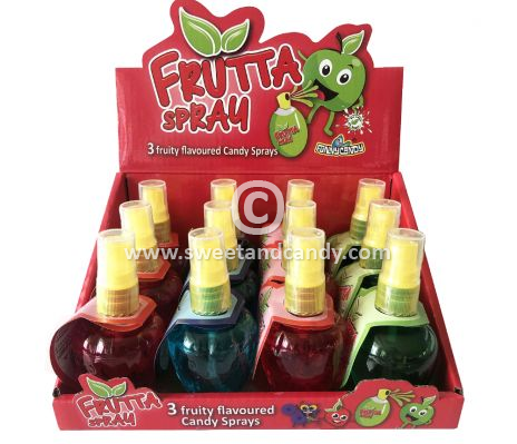 Extra-Zure Fruit Candy Liquid Spray van Felfoldi ! Spray op de tong voor een wilde smaakbeleving! Felfoldi Frutta Spray Sugarfree Spray een superleuke traktatie.