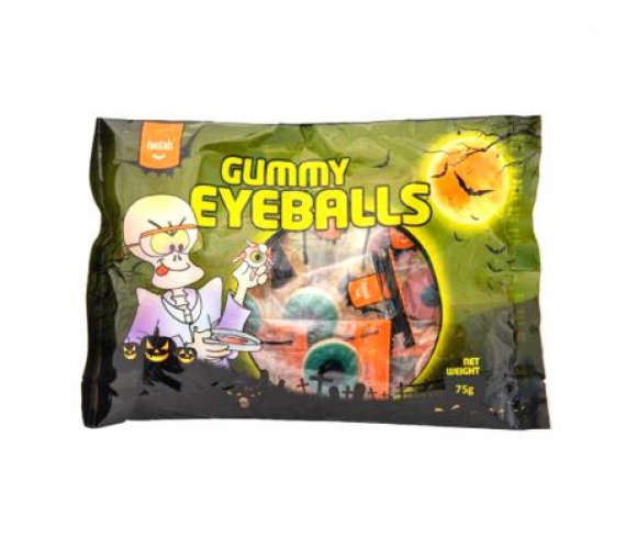 Gummy Eyballs (oogballen halloween ) Zachte fruitgum Eyeballs Lekker griezelig!