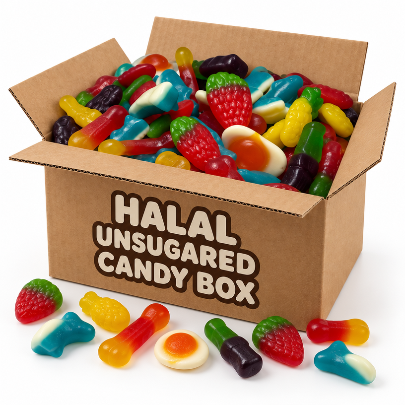 Halal Snoepbox Ongesuikerd