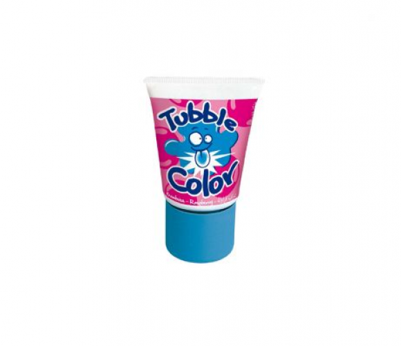 Lutti Tubble Color, de kauwgom buis die de tong kleurt! praktisch en leuk, neem deze tube kauwgom overal mee naartoe.