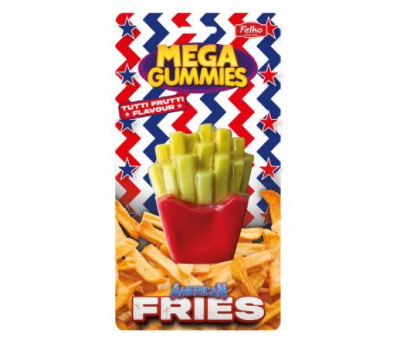 Mega Gummies American Fries 120 Gramm 