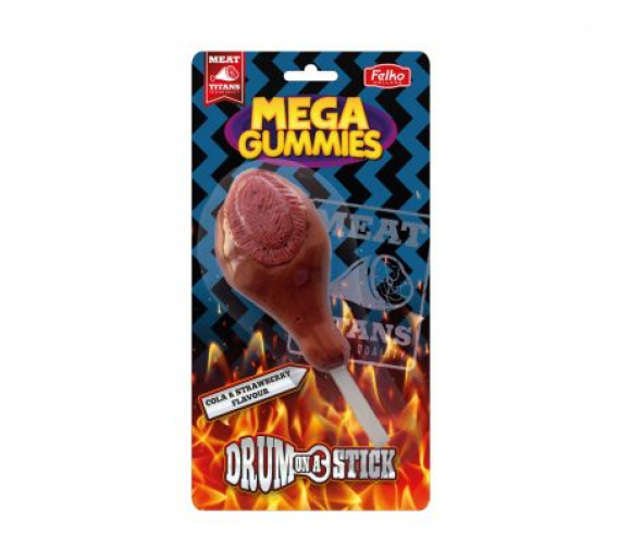 Mega Gummies Drum-on-a-Stick 120 Gramm 