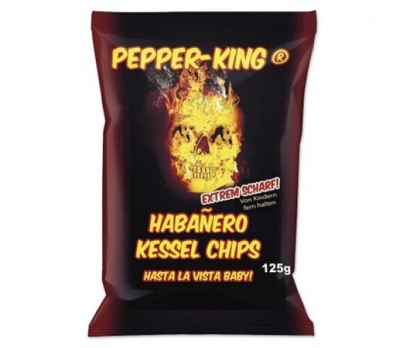 Deze chips zijn extreem heet en raden we eigenlijk af om te eten tenzij je een echte chili pepper fan bent.