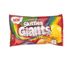 Het enige dat Skittles beter kan maken, is ze groter maken en ze hebben het eindelijk gedaan! Zet je tanden in deze gigantische Skittles Giants