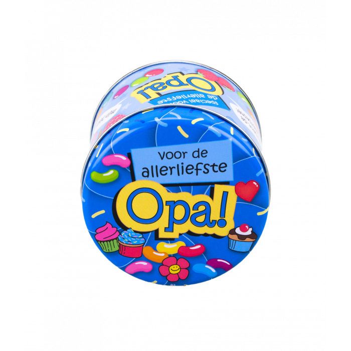 Gefüllte Bonbondosen - Opa und 250 Gramm